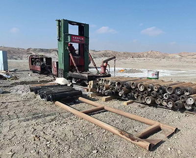 反井鉆機引水系統斜井